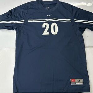 Nike Team 20 Navy Blue Jersey Shirt Men’s Medium Fit Dry Athletic